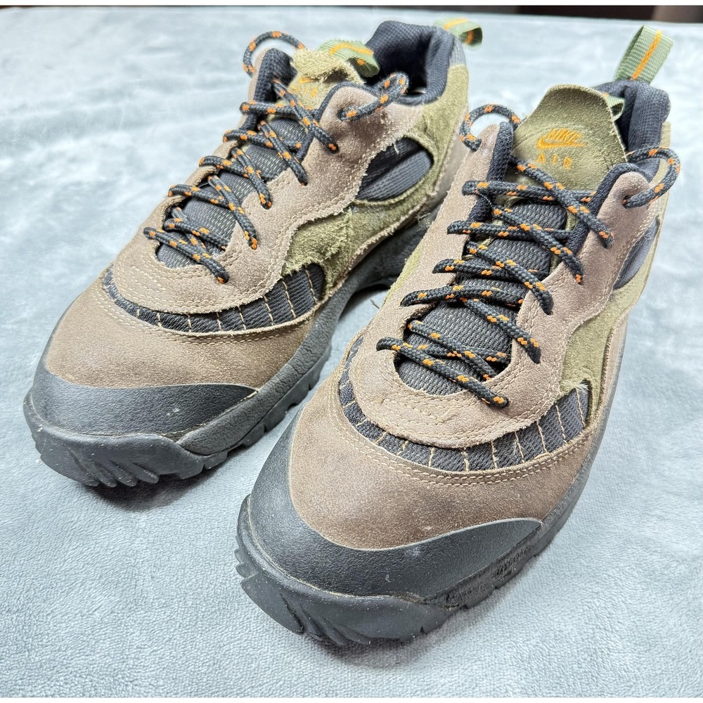 Nike ACG Air Shoes Womens Size 9 Brown Suede Trail Hiking Sneakers 175061-281